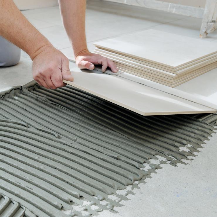 Pose de carrelage d'intérieur vers Bersée